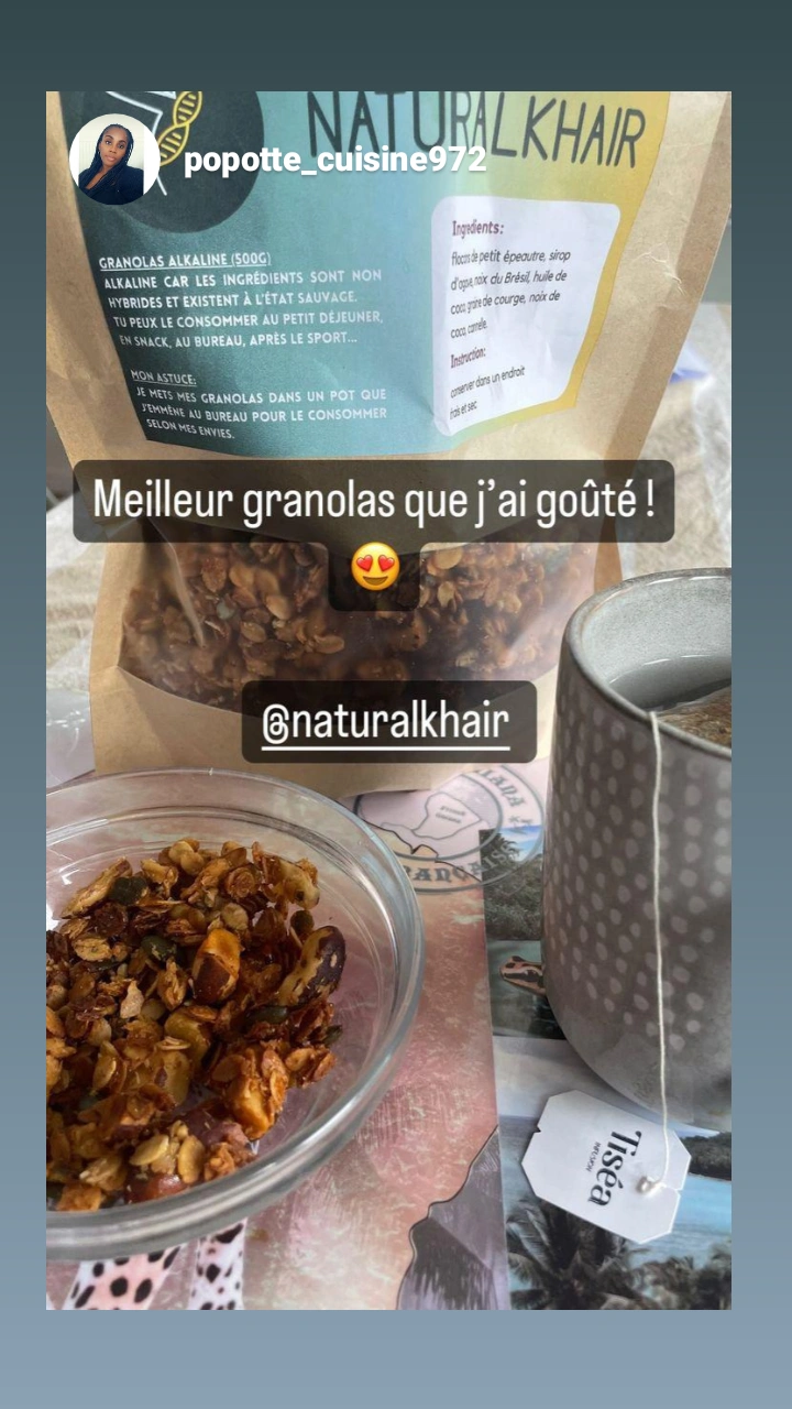 Granolas NATURALKHAIR - Fait maison, artisanale, Alkaline, inspiré de la liste du docteur SEBI – Image 8